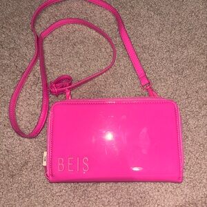 BEIS Vibrant Pink Crossbody Bag